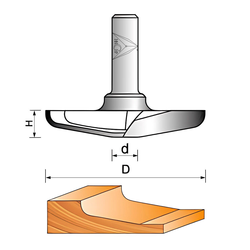 CHP1814 - Raised Panel Router Bit