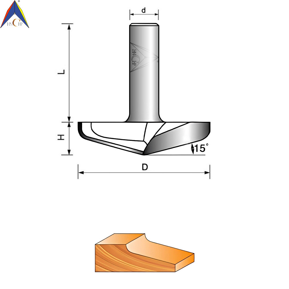 CHP7002 - 15° Raised Panel Router Bit