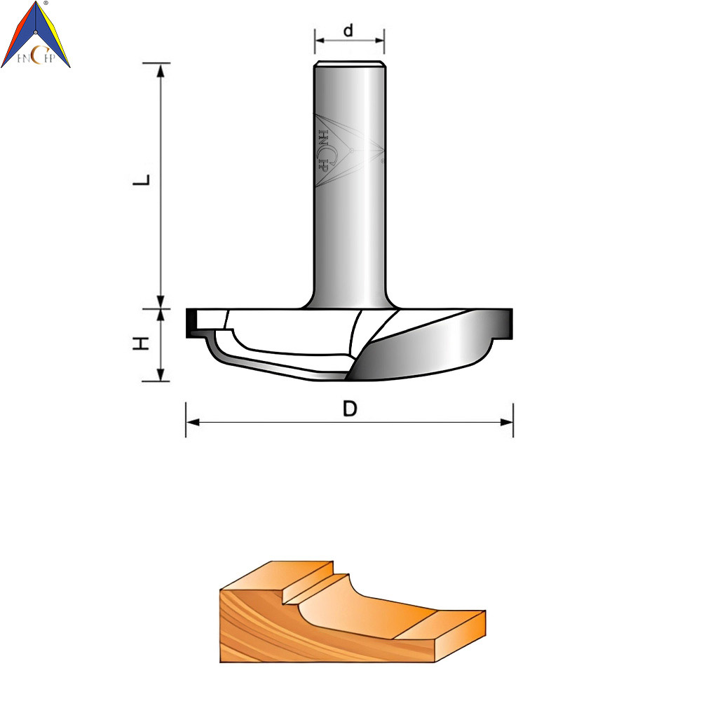 CHP7004 - Raised Panel Plunge Router Bit