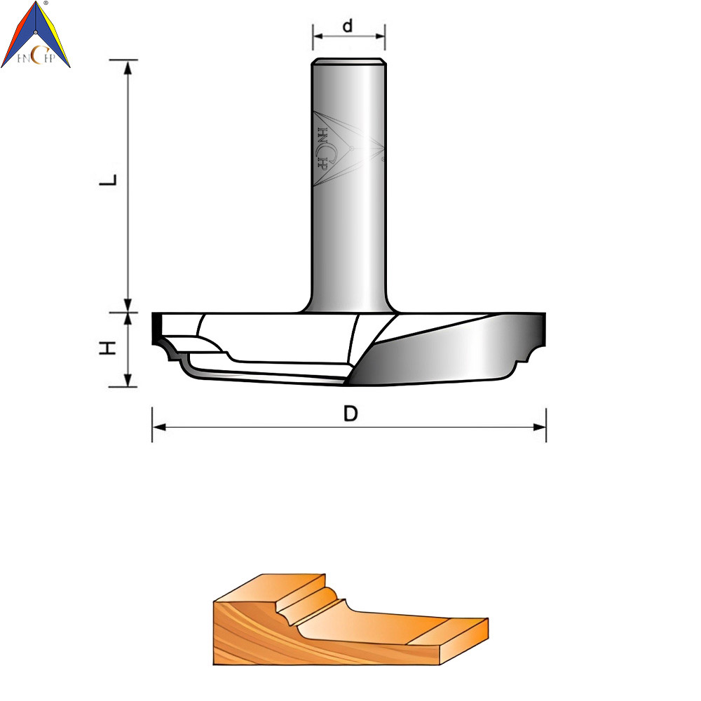 CHP7005 - Raised Panel Plunge Router Bit