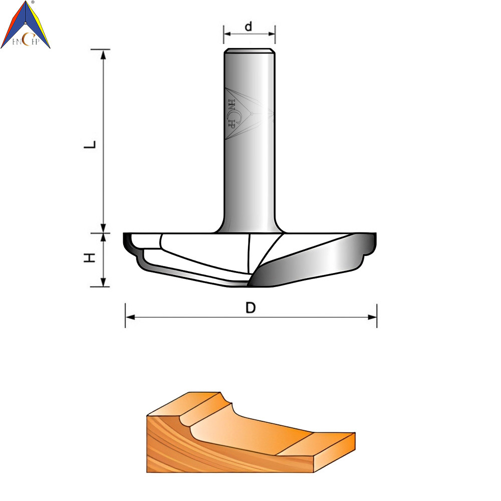 CHP7008 - Raised Panel Plunge Router Bit