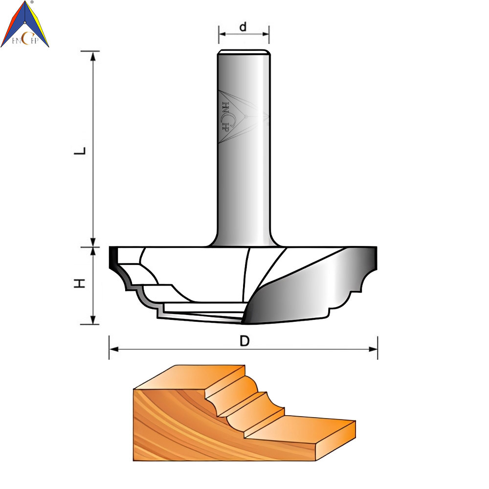CHP7010 - Raised Panel Plunge Router Bit