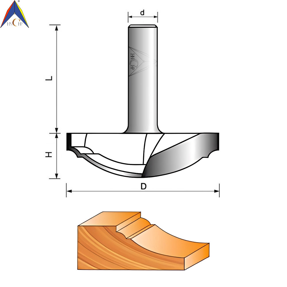 CHP7012 - Raised Panel Plunge Router Bit