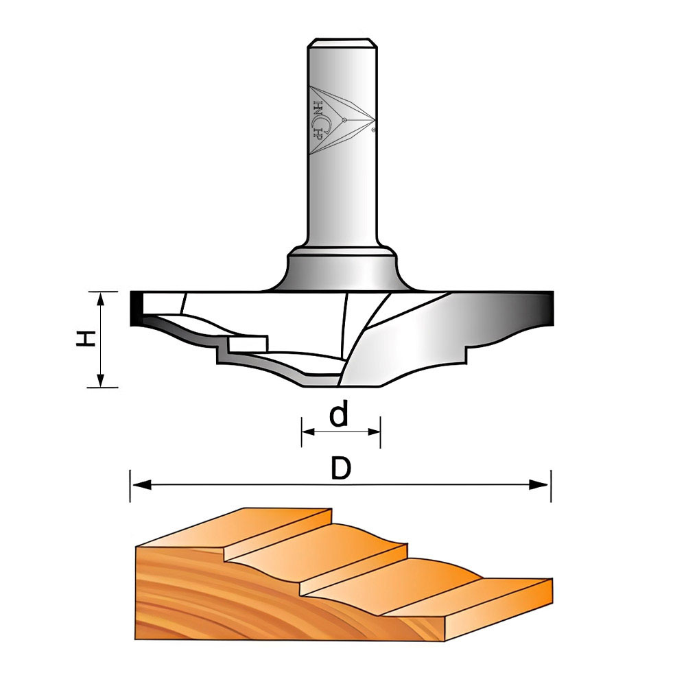 CHP1815 - Raised Panel Router Bit