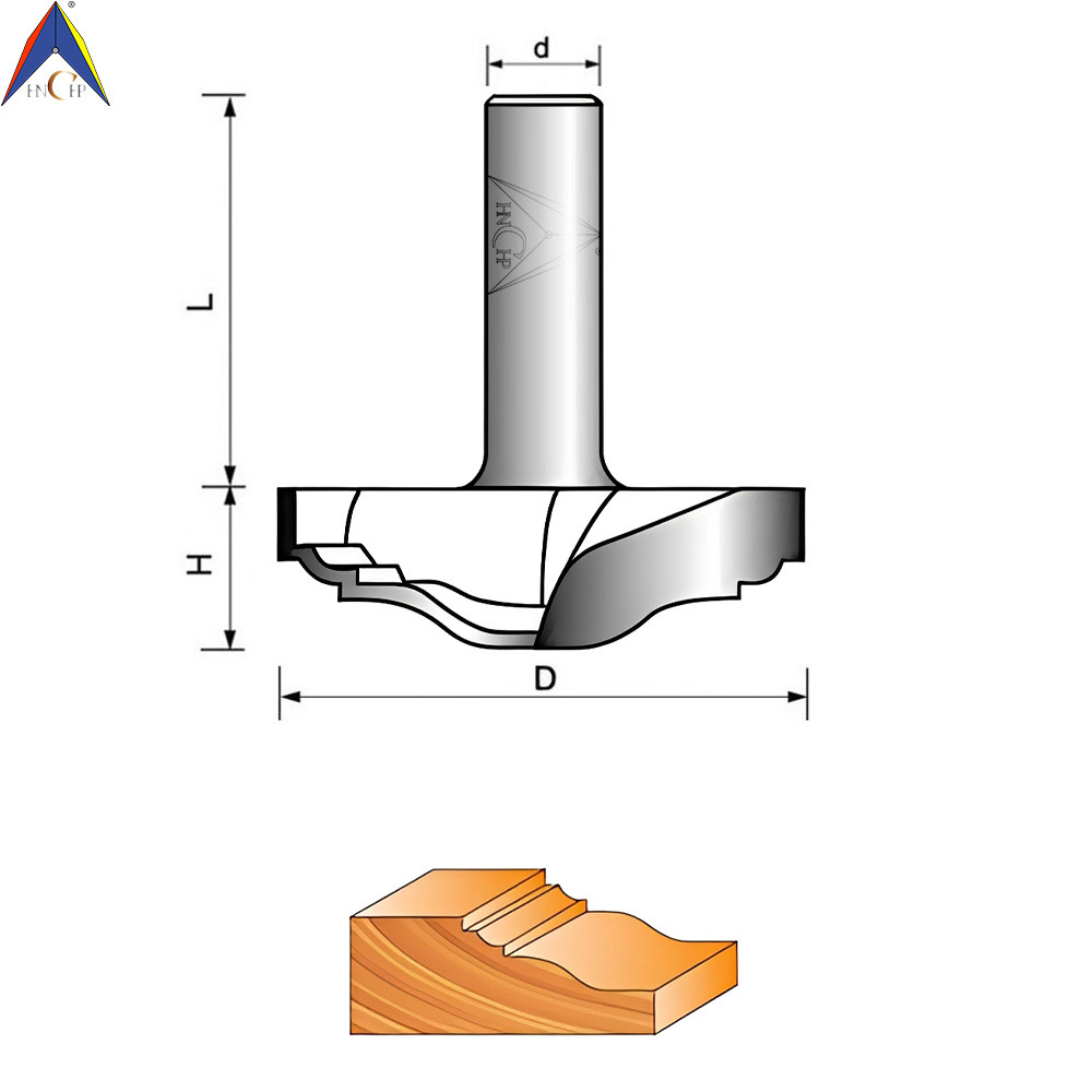 CHP7017 - Raised Panel Plunge Router Bit