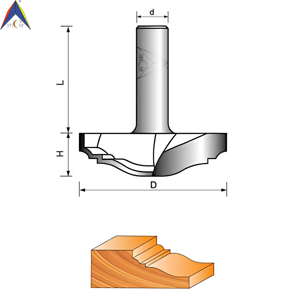 CHP7019 - Raised Panel Plunge Router Bit