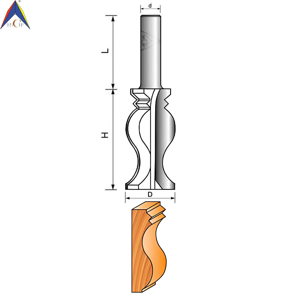 CHP8033 - Face Molding Router Bit