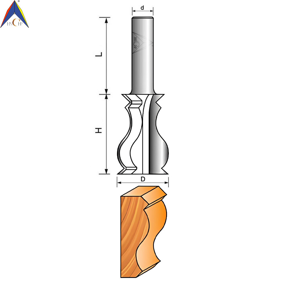 CHP8034 - Face Molding Router Bit