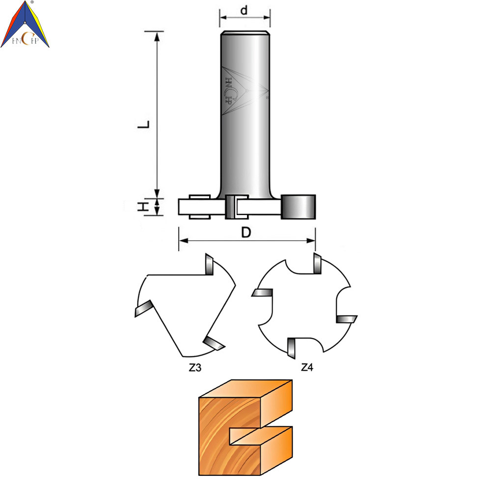 CHP9000 - Z3 Or Z4 Slotting Router Bit