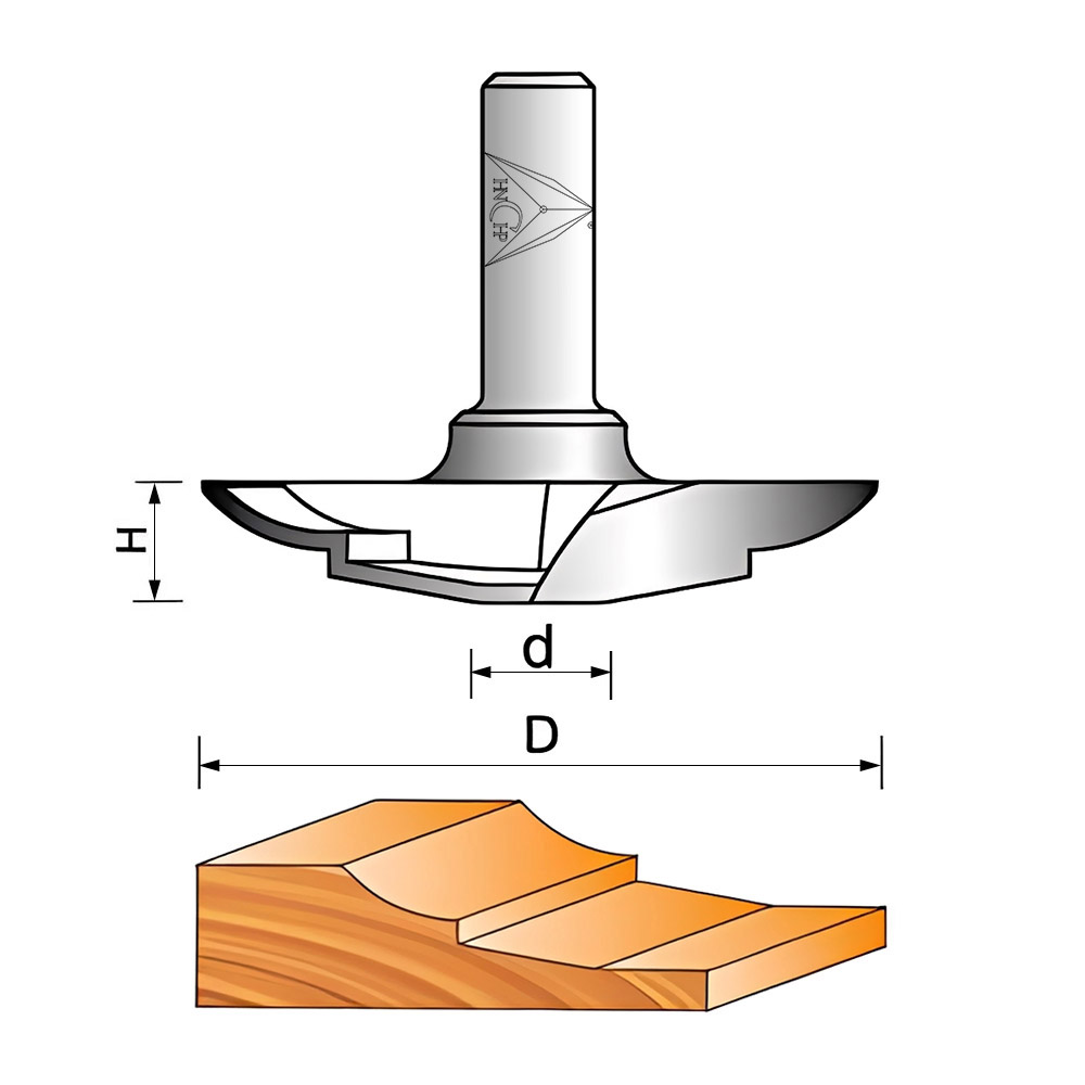 CHP1816 - Raised Panel Router Bit