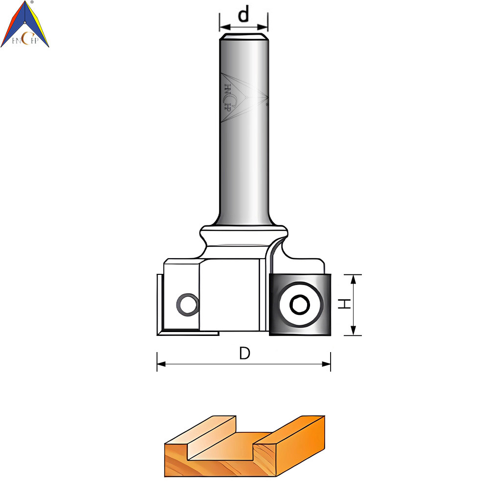 CHP104 - Carbide Insert Straight Router Bit