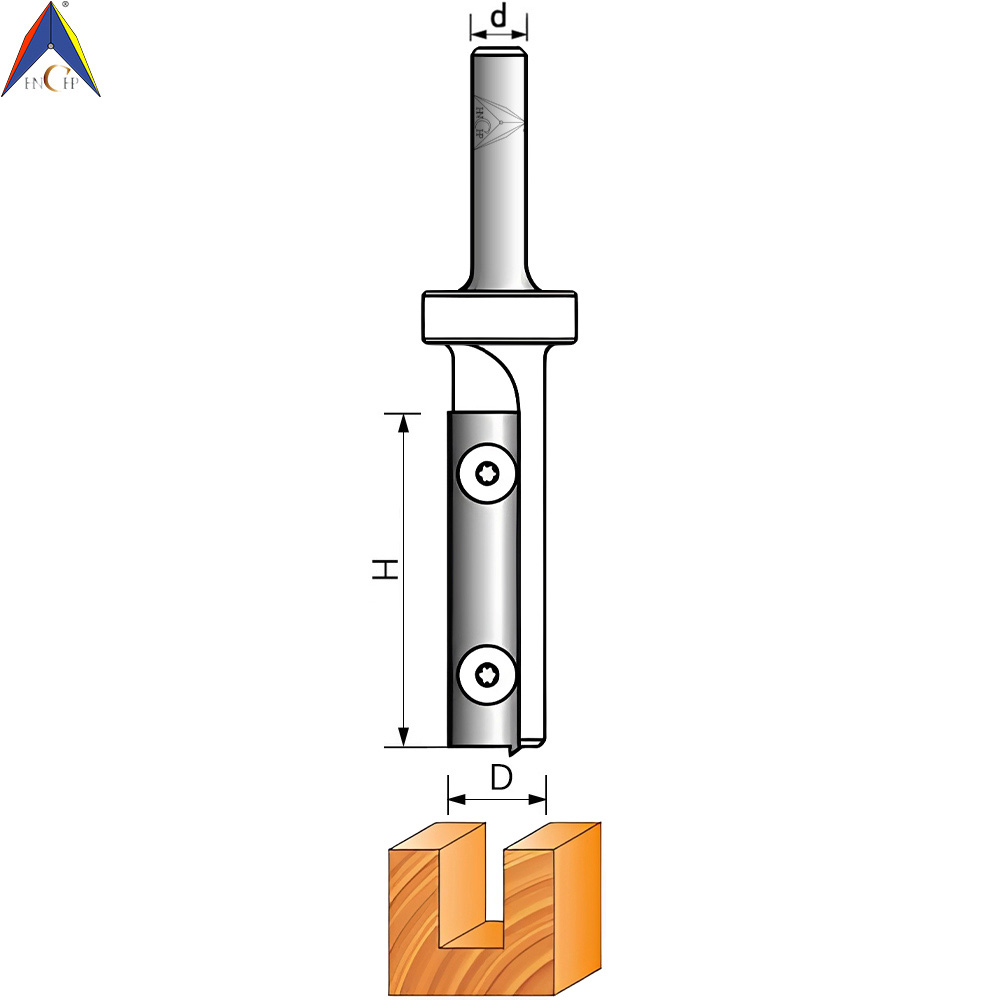 CHP108 - Carbide Insert Bottom Cleaning Router Bit