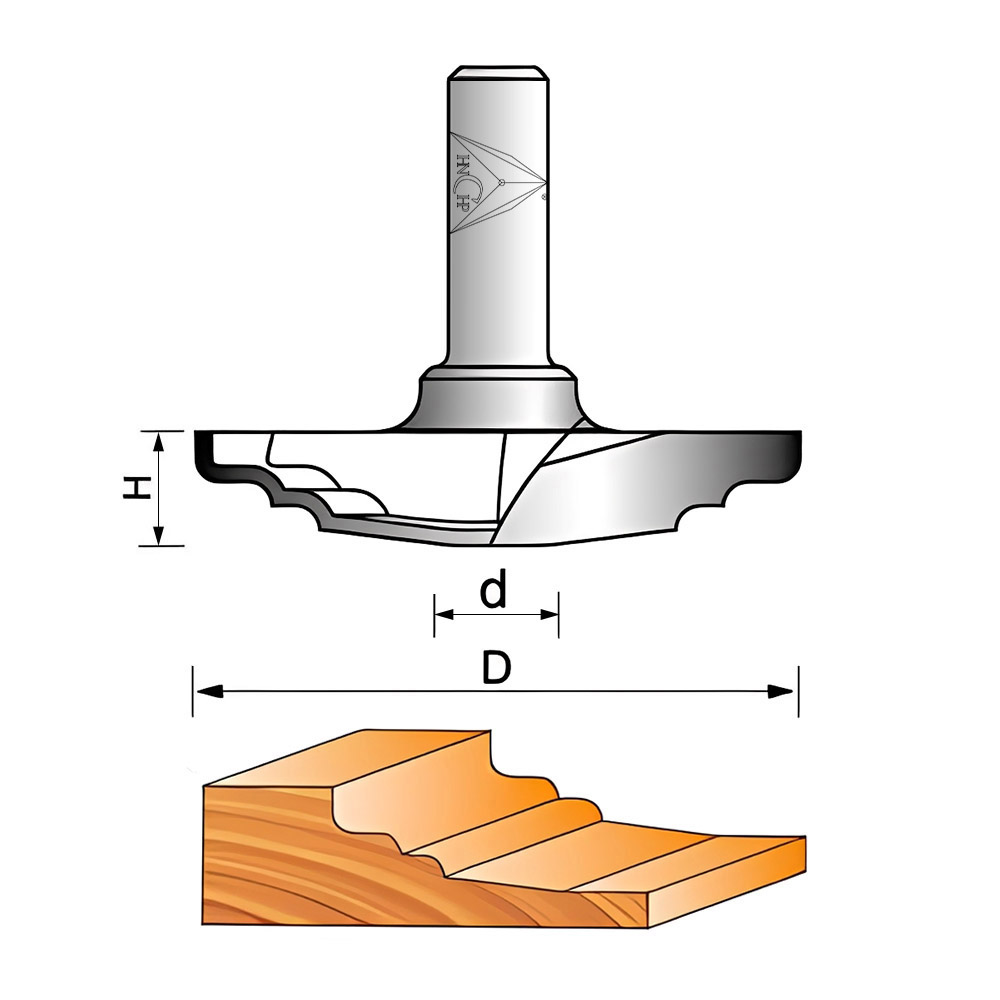 CHP1817 - Raised Panel Router Bit