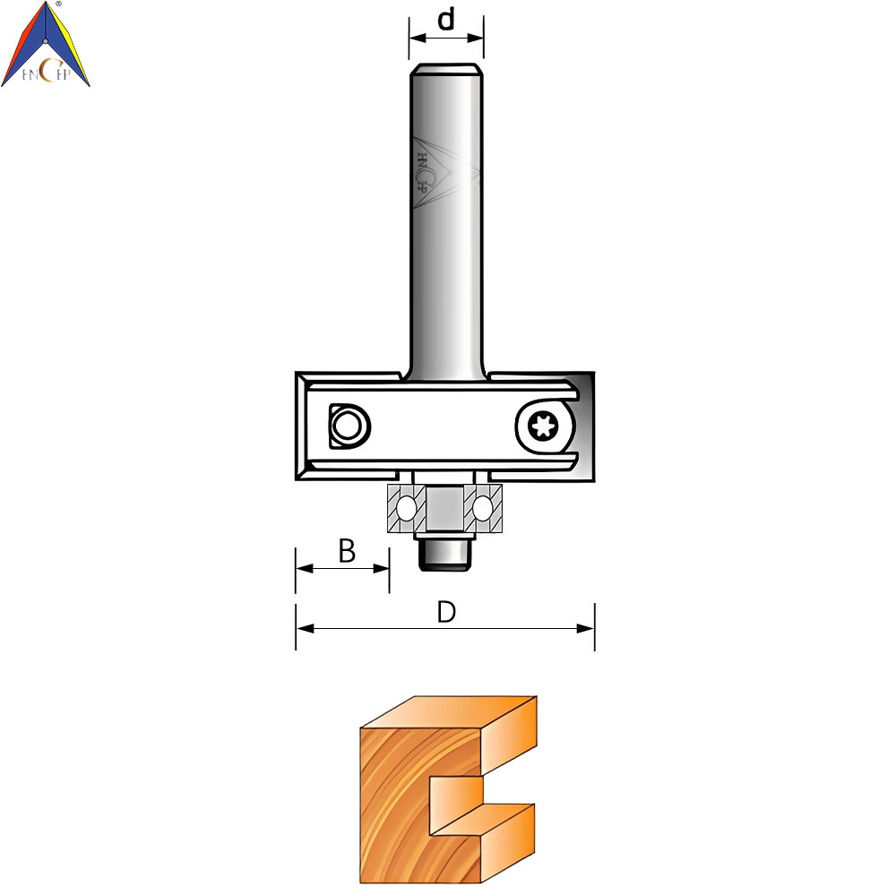 CHP123 - Carbide Insert Slotting Router Bit