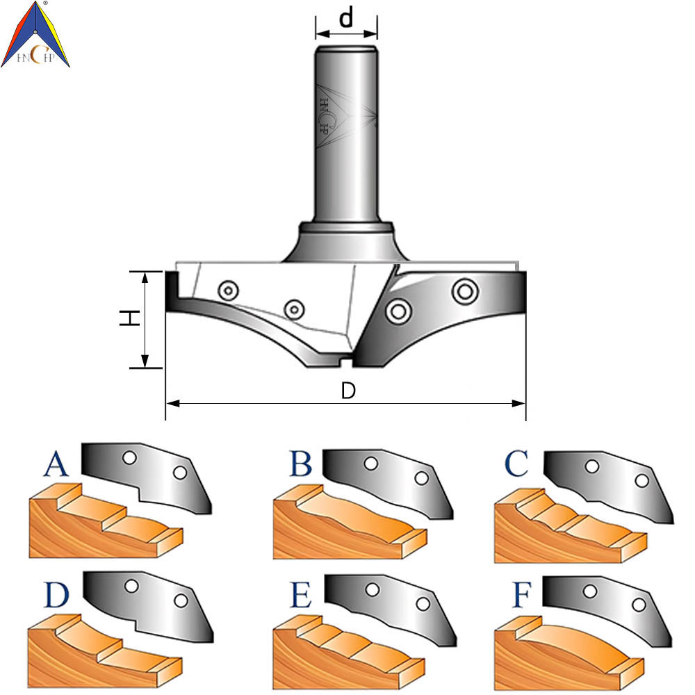 CHP180 - Carbide Insert Raised Panel Router Bit