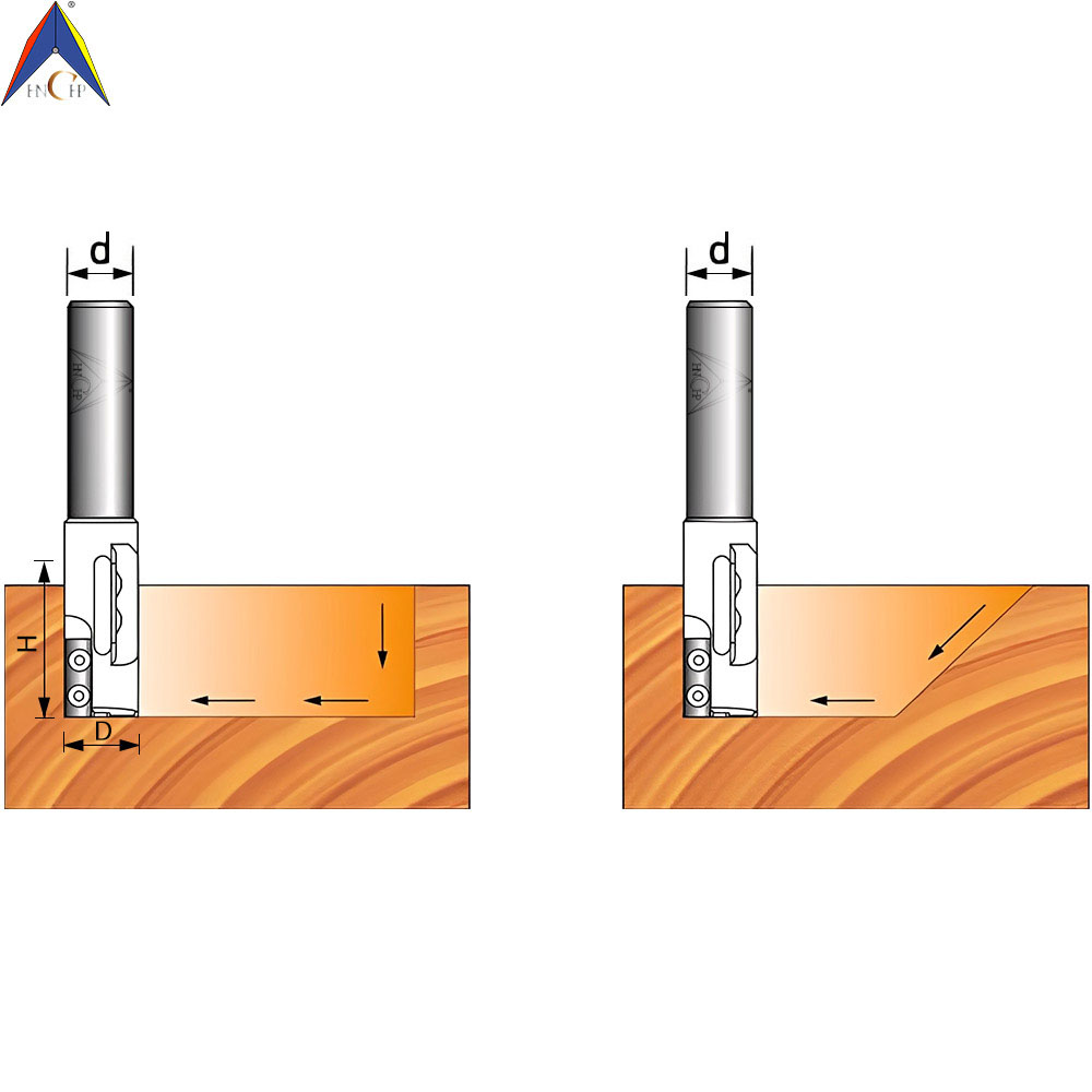 CHP405 - Carbide Insert Straight Router Bit