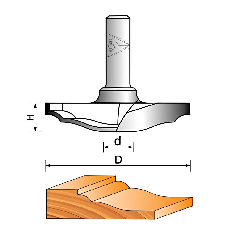 CHP1818 - Raised Panel Router Bit