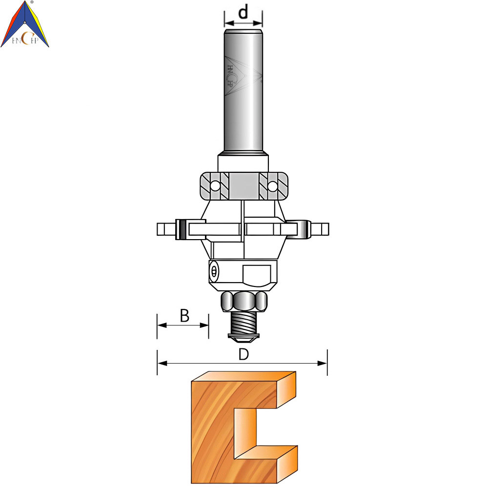 CHP501 - Carbide Insert Router Bit (No Shims Needed)