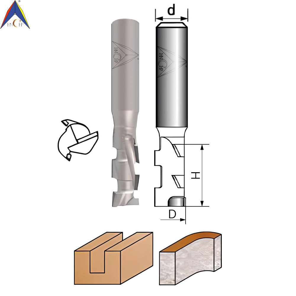 CHP-PCD5103 - PCD Spiral Router Bit (1+1 Flutes)