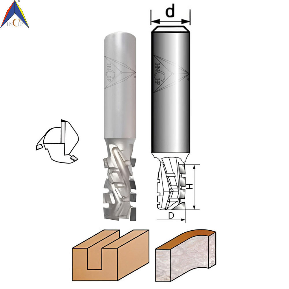 CHP-PCD5105 - PCD Spiral Router Bit (3+3 Flutes)