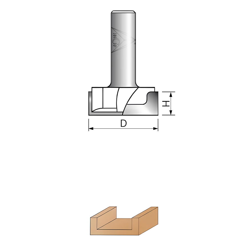 CHP-PCD5106 - PCD Cleaning Bottom Router Bit