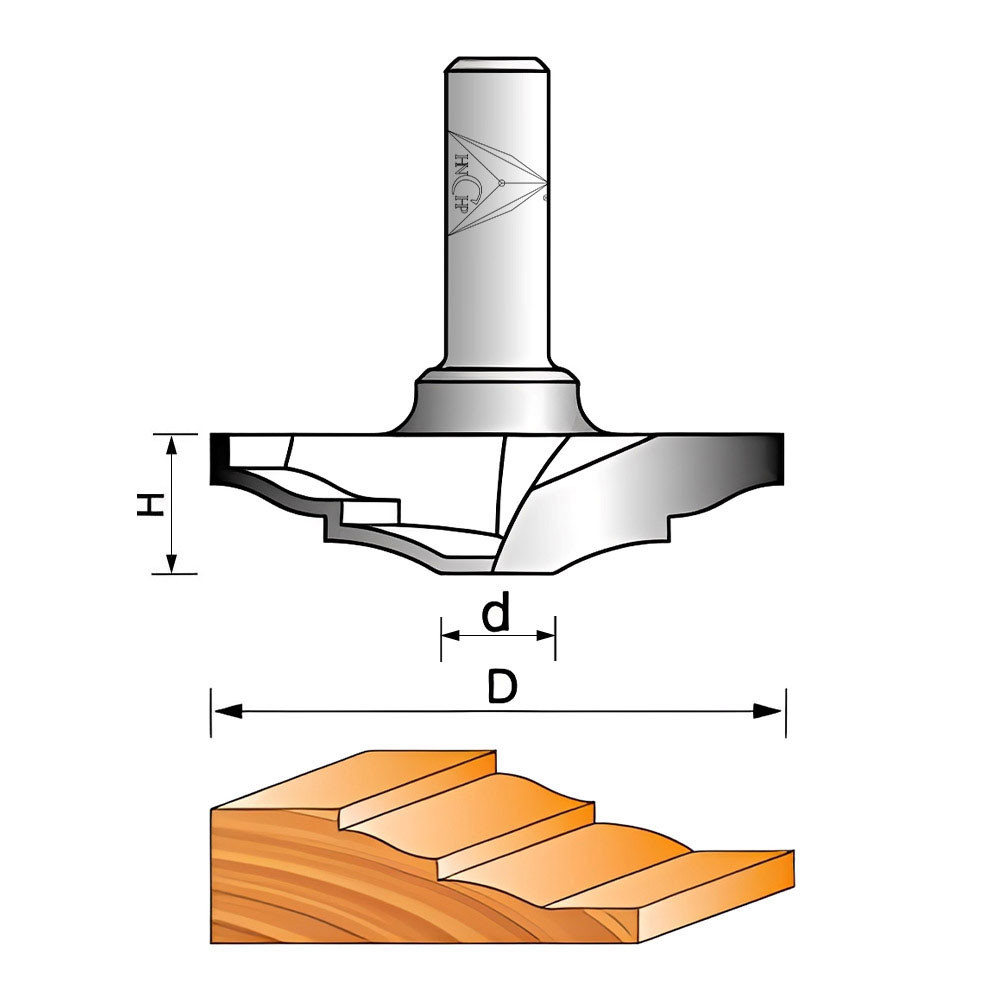 CHP1819 - Raised Panel Router Bit