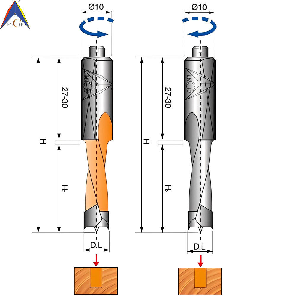 CHP18015 (7) - T.C.T Bit For Multiple Drilling Machines (Right & Left)