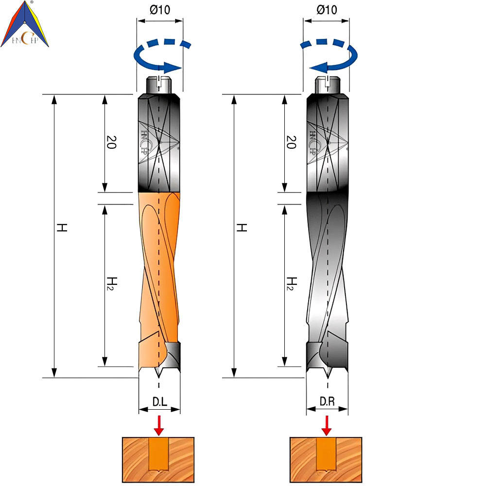 CHP18035 (7) - T.C.T Bit For Multiple Drilling Machines (Right & Left)