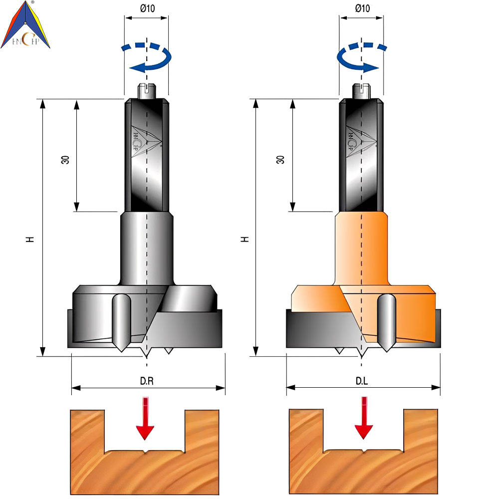 CHP18055 - T.C.T Drill Bit For Hinges (Right & Left)