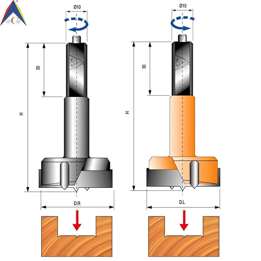 CHP18067 - T.C.T Drill Bit For Hinges (Right & Left)