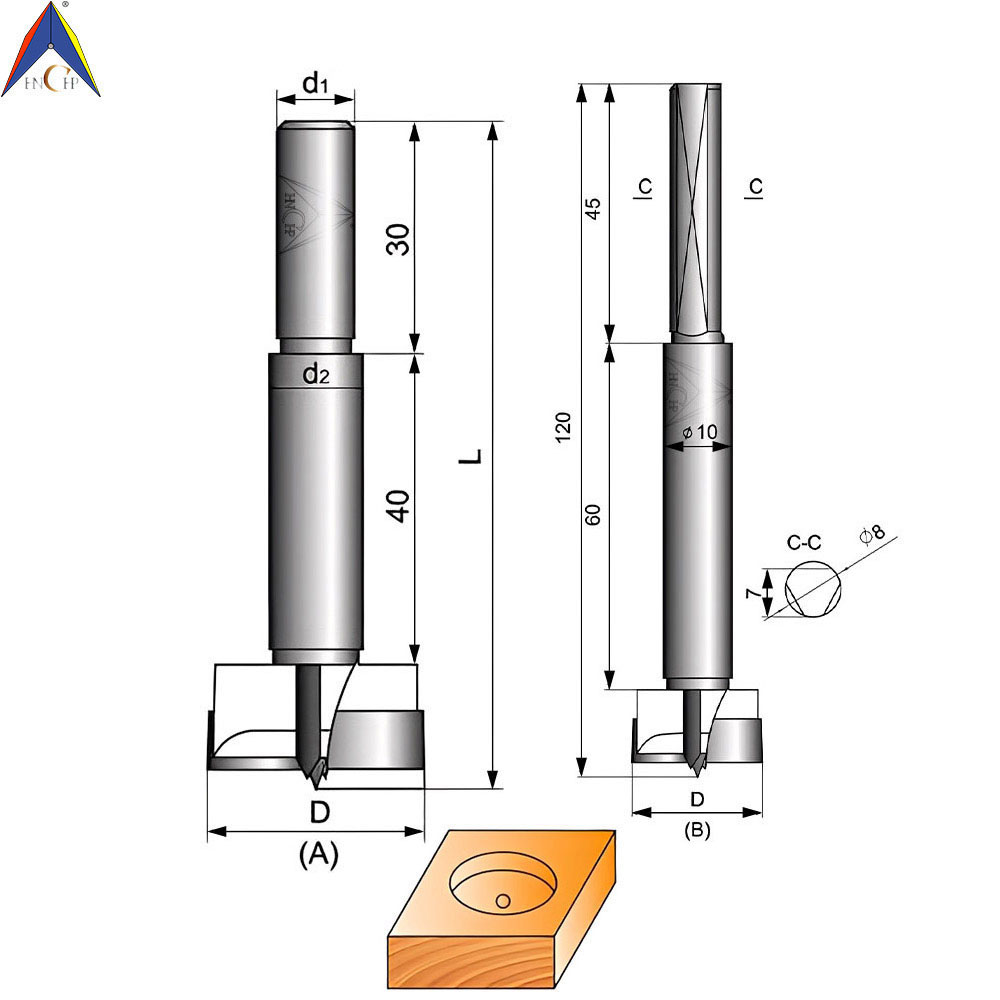CHP17190 - Carbide Tipped Forstner Bit (Professional Grade)