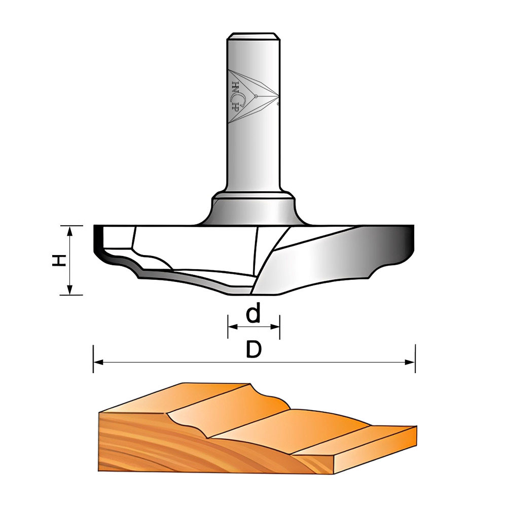 CHP1820 - Raised Panel Router Bit