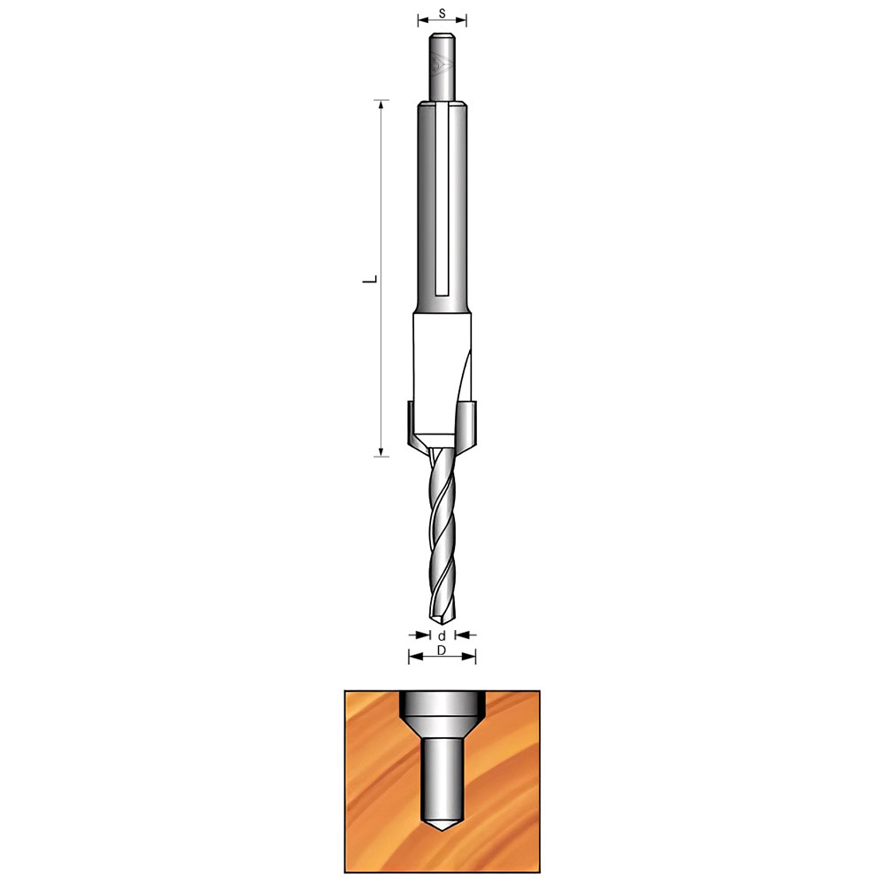 CHP17170 (1) - T.C.T Countersink Bit (C)