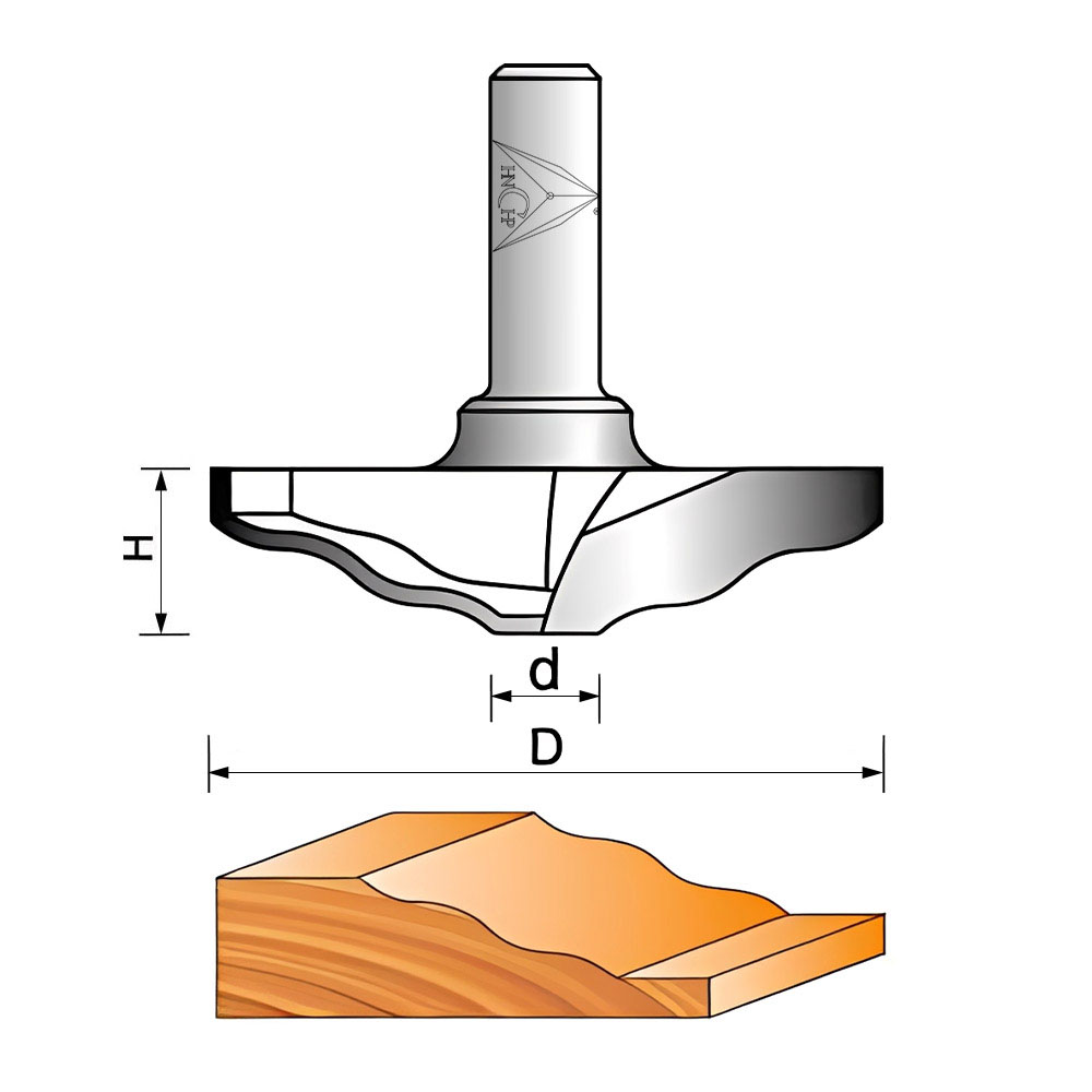 CHP1821 - Raised Panel Router Bit