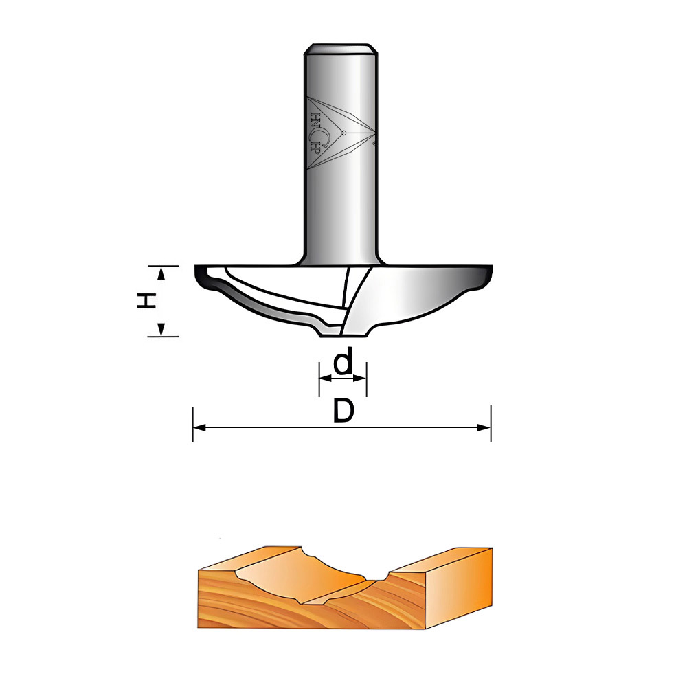 CHP1822 - Raised Panel Router Bit