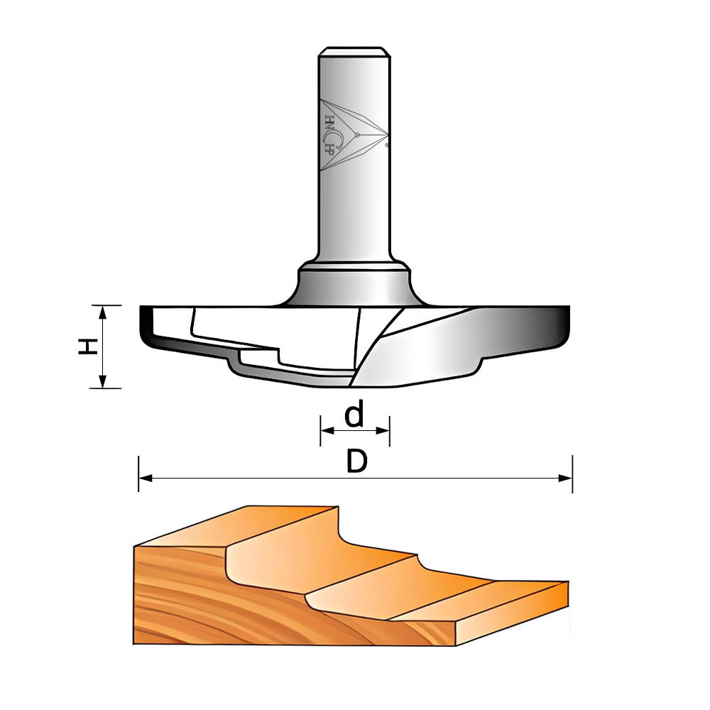 CHP1823 - Raised Panel Router Bit