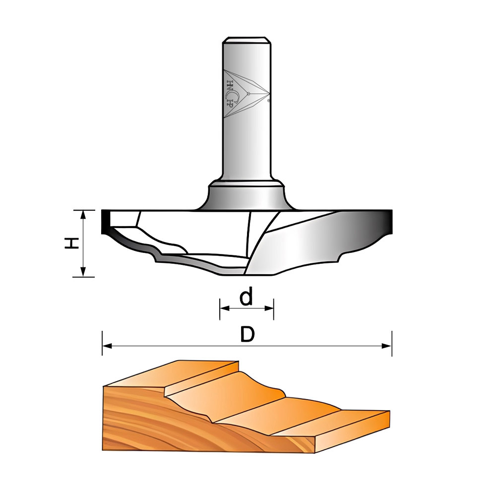 CHP1824 - Raised Panel Router Bit