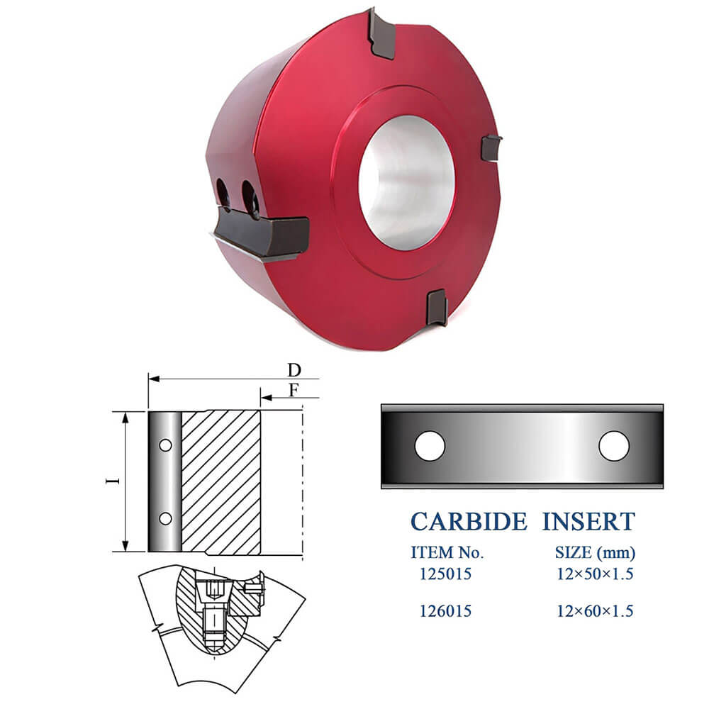 CHPJ002.03 – Carbide Insert Cutterhead For Rabbets Ⅲ