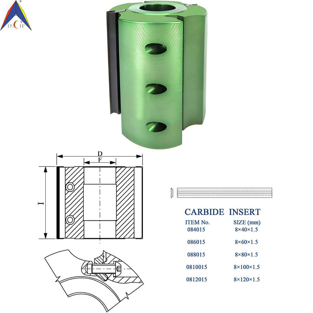 CHPJ002.05 - Carbide Insert Planer Cutterhead