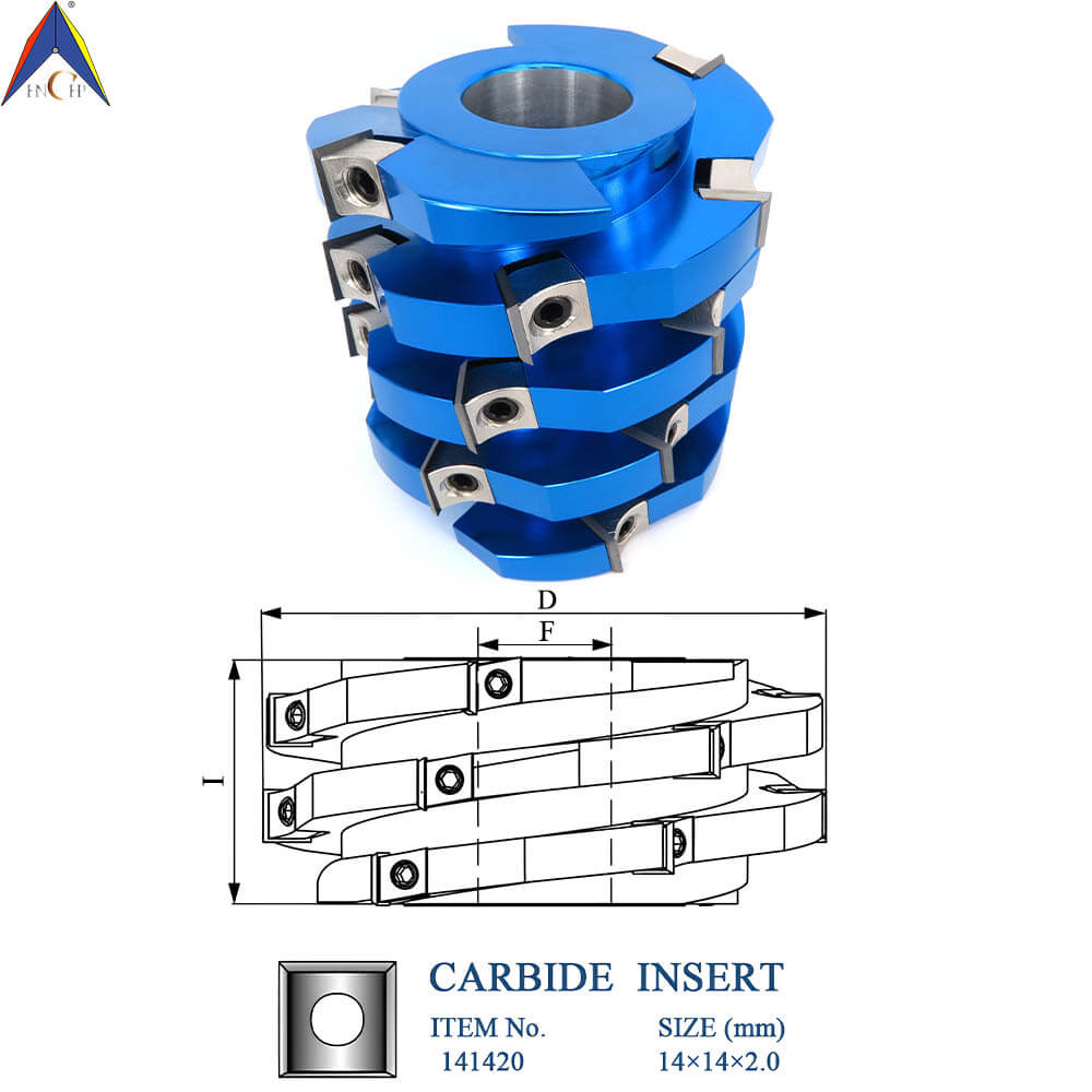 CHPJ003.03 - Carbide Insert Heavy Duty Spiral Cutterhead Ⅰ