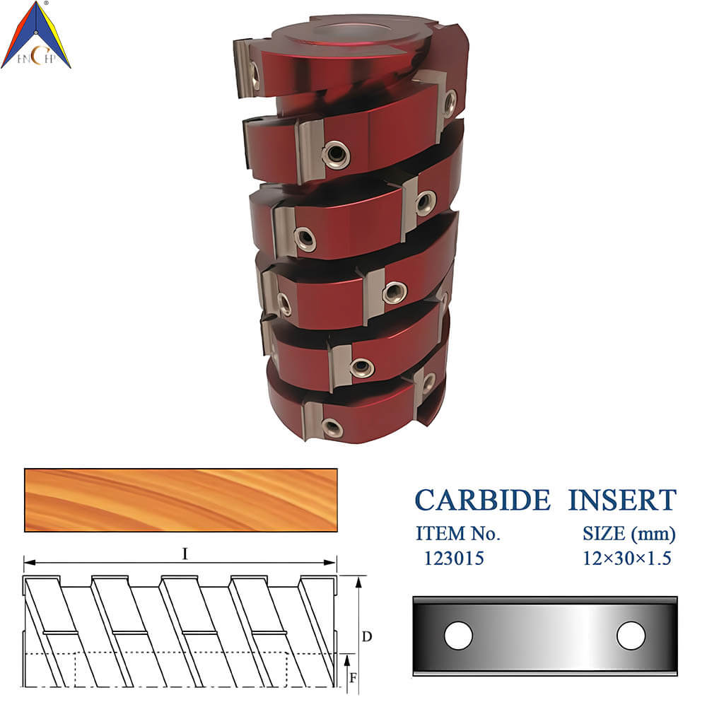 CHPJ003.04 - Carbide Insert Heavy Duty Spiral Cutterhead Ⅱ