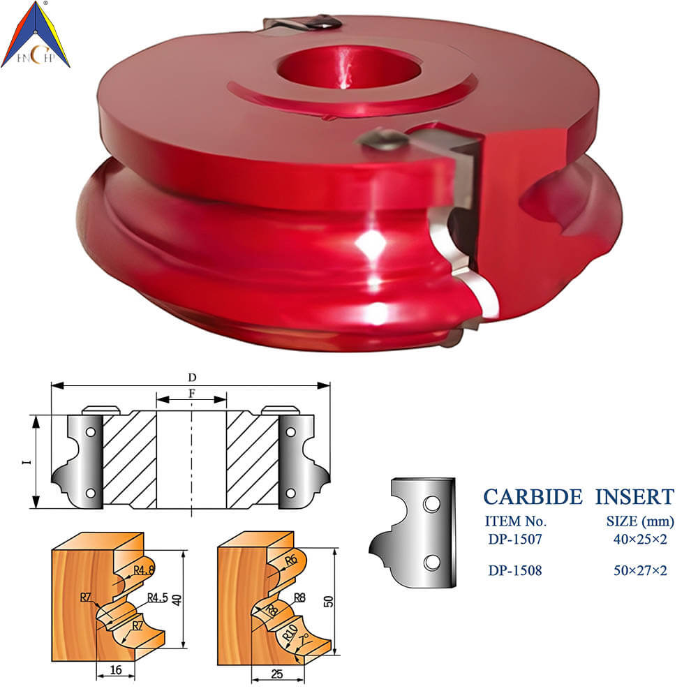 CHPJ004.01 - Carbide Insert Multi-Profile Cutterhead