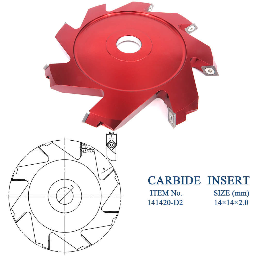 CHPJ006.01 - Carbide Insert "V" Grooving Cutterhead