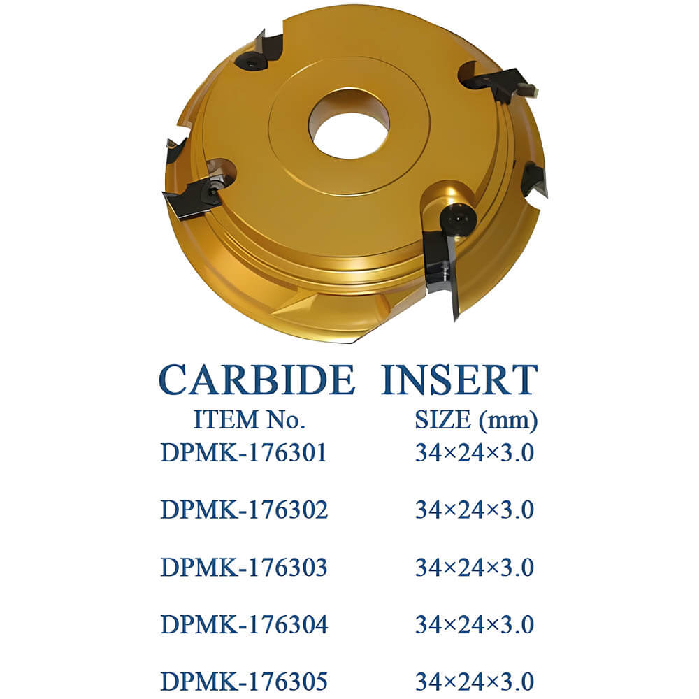 CHPJ008.04 - Carbide Insert Doorframe Cutterhead Set Ⅳ