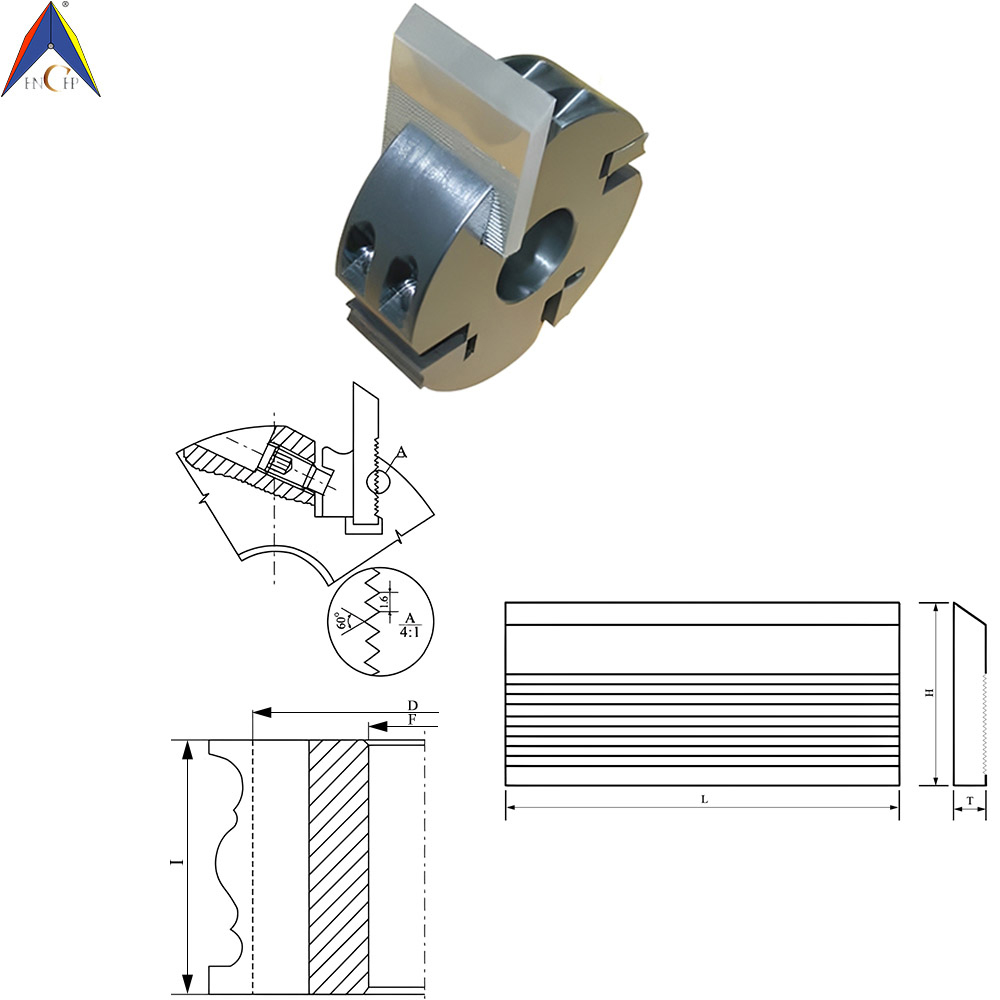 CHPJ011.01 - Replaceable Insert Serrated Fixing Cutterhead