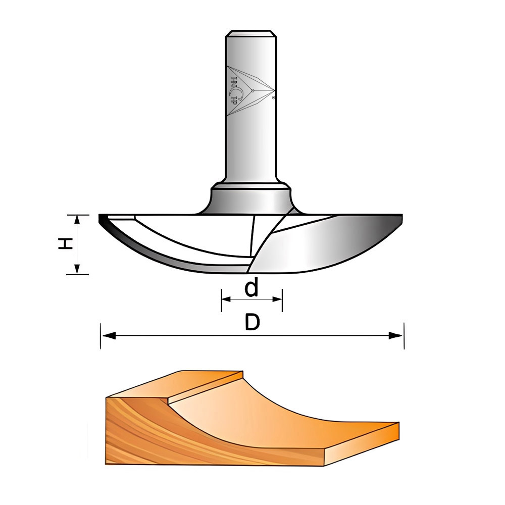 CHP1830 - Raised Panel Router Bit
