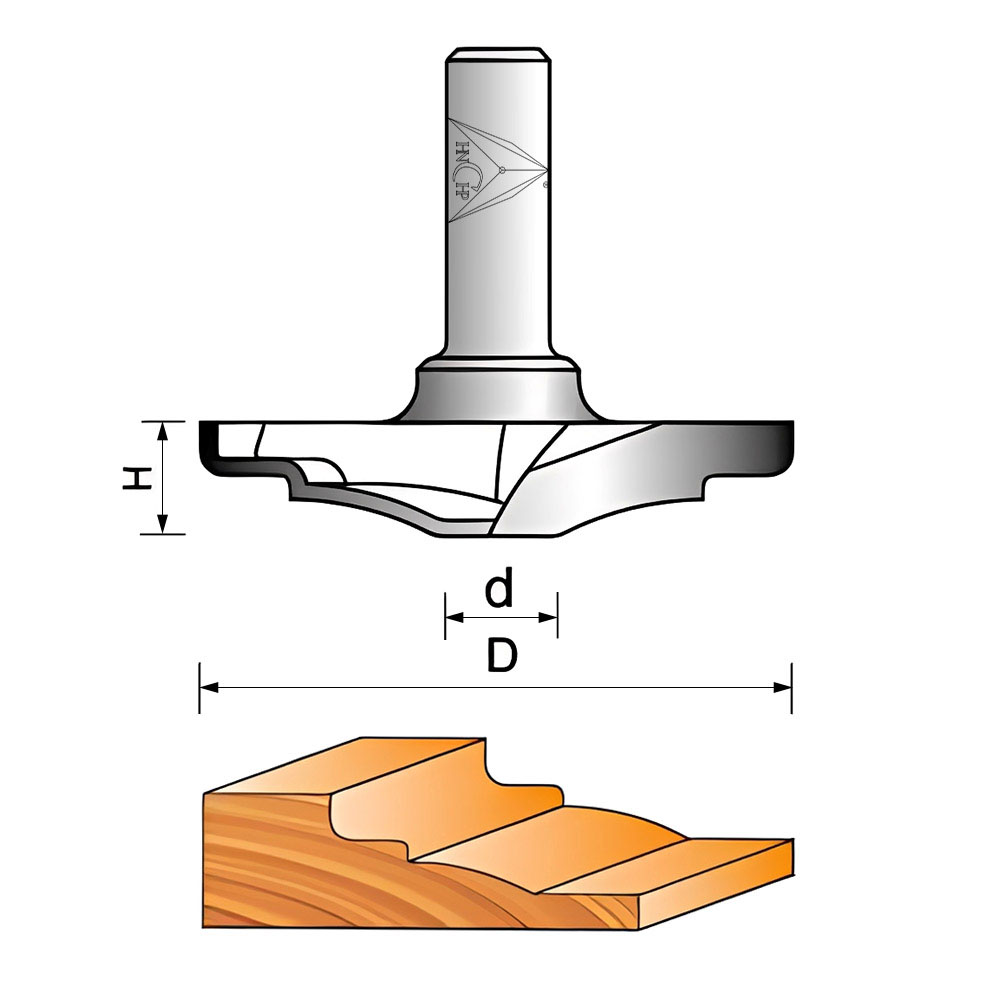 CHP1804 - Raised Panel Router Bit