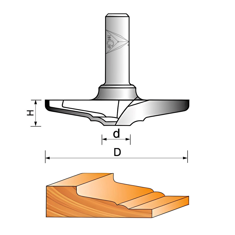 CHP1831 - Raised Panel Router Bit