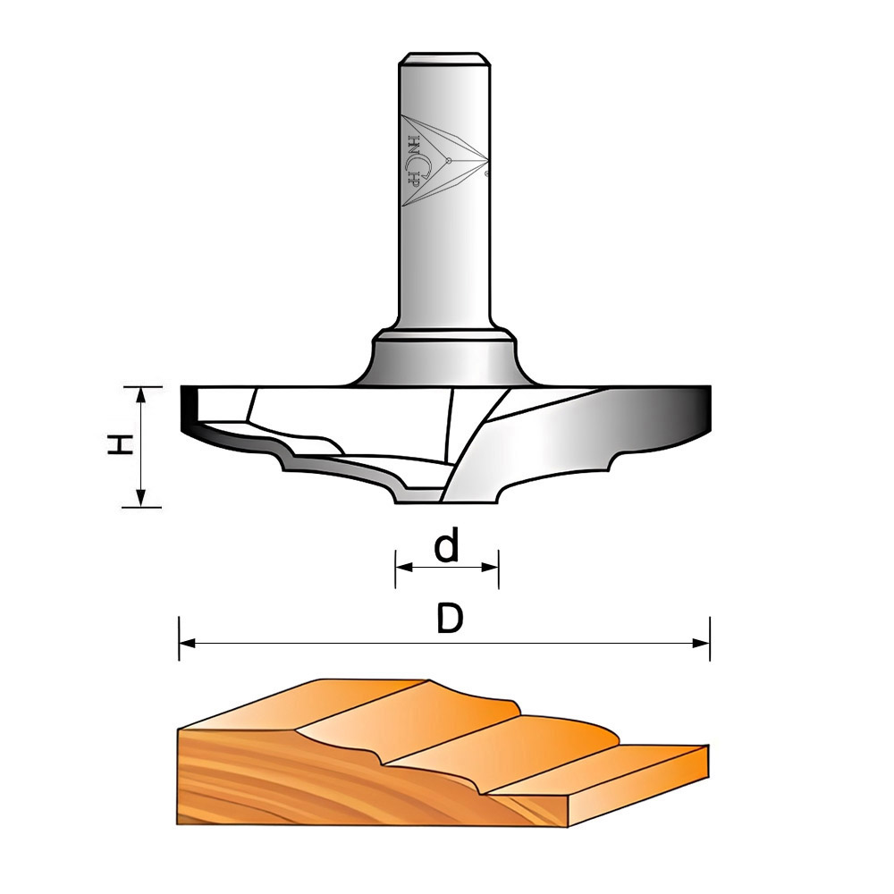 CHP1836 - Raised Panel Router Bit