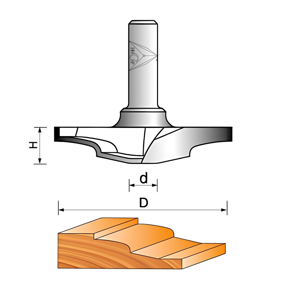 CHP1837 - Raised Panel Router Bit